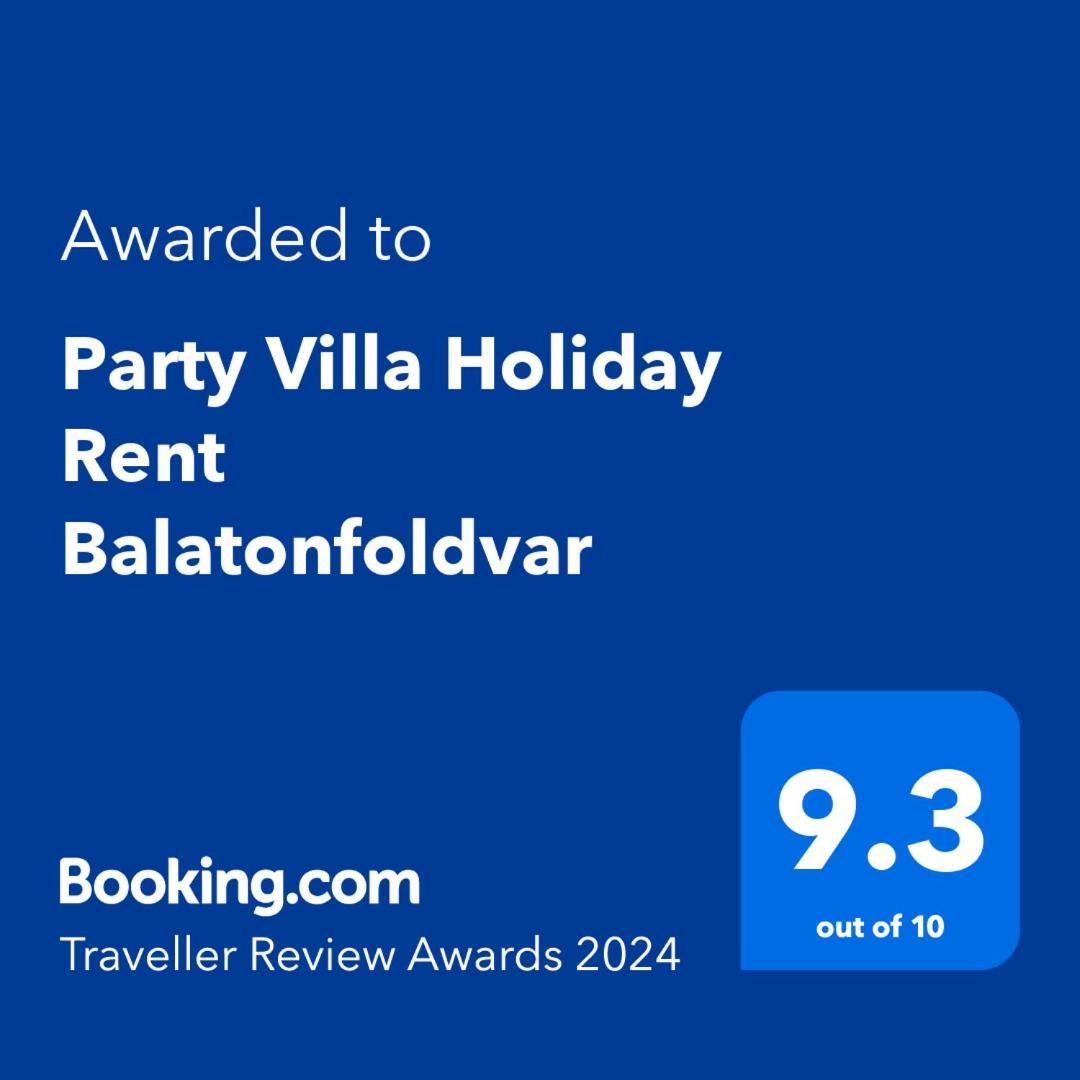 Party Villa Holiday Rent Balatonfoldvar Luaran gambar